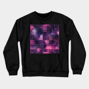Interminable Space - Infinite Nebula Seamless Pattern Crewneck Sweatshirt
